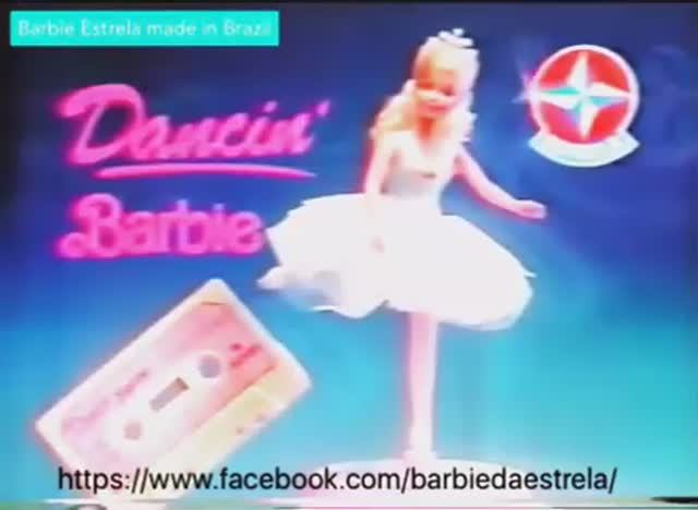 1992 Реклама куклы Барби  Propaganda da Dancin Barbie