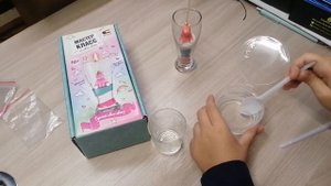 Гелевая свеча. Обзор детского набора для творчества. Мастер класс - сделай сам.