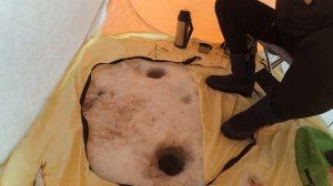 Зимняя рыбалка на Урале . Отличный улов .