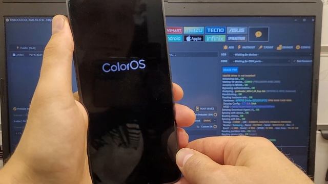 FRP Oppo A57s CPH2385 Сброс Аккаунта Гугл. Платная программа Unlocktool. Удалённая разблокировка смотреть онлайн