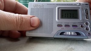 Приём коротких волн на карманный приёмник Vitek-VT-3588.