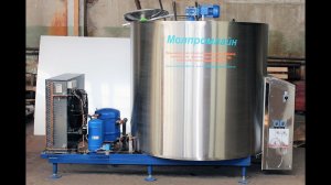 Танк-охладитель молока со встроенной CIP-мойкой