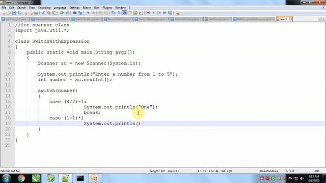 Topic 6 Switch With Expression in Java Programming