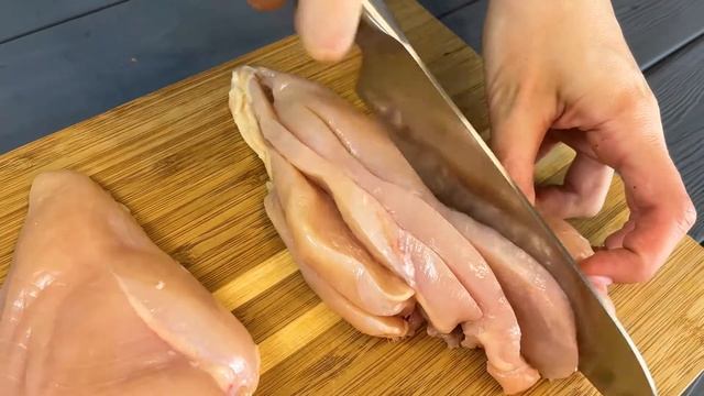 Hähnchenbrustkartoffeln zum Abendessen! Schnell und lecker! смотреть онлайн