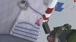 ОТКРЫЛИ МИНИ МУСОРКУ HUMAN FALL FLAT пластилиновые герои ВОЛОДЯ Человек Паук Железный Человек