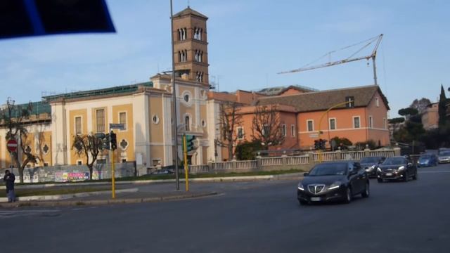 Рим зимой. Остия. The road from Ostia to Rome, Italy. смотреть онлайн