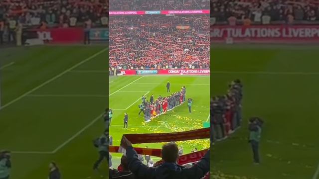 Emotional YNWA at Full Time 😍🏆