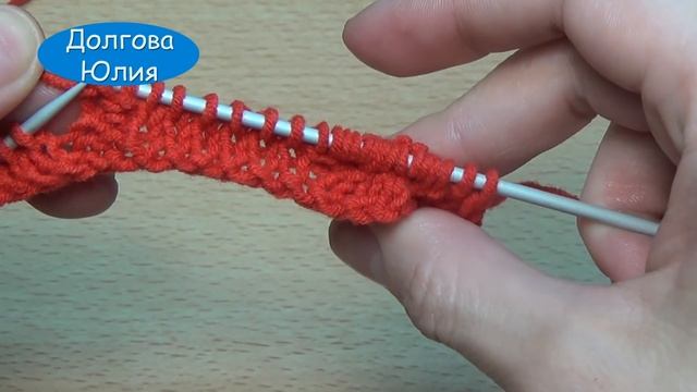 Вязание спицами. Коса из 18 - 15 - 12 - 9 петель /// Knitting смотреть онлайн