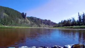 По мелководью на моторе