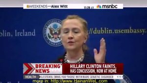 Hillary Clinton fainted and suffered a concussion Хиллари Клинтон упала в обморок и получила сотряс