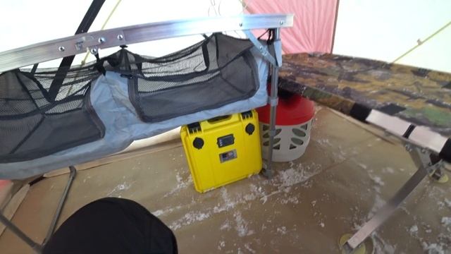 КАК ПРАВИЛЬНО РАСПОЛОЖИТЬ ОБОРУДОВАНИЕ В ЗИМНЕЙ ПАЛАТКЕ.