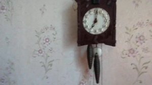 Настенные  Часы с Кукушкой и Маятником /Маяк#Cuckooclock#rarity