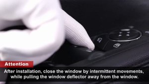 How to install in-channel window deflectors (Voron Glass), Type 4