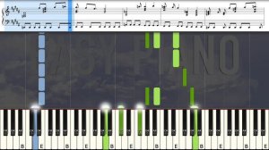 Europe – The Final Countdown (Slow for learning) – On Piano