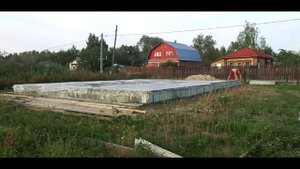 Правильный уход за бетоном // Самое приятное после заливки железобетонной монолитной плиты  9 серия