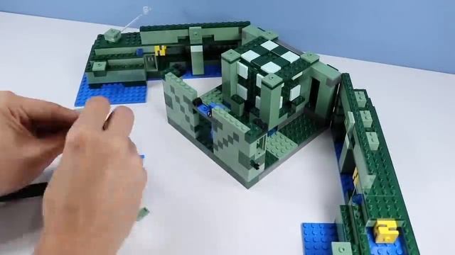 LEGO Minecraft The Ocean Monument Set 21136 Speed Build Review смотреть онлайн