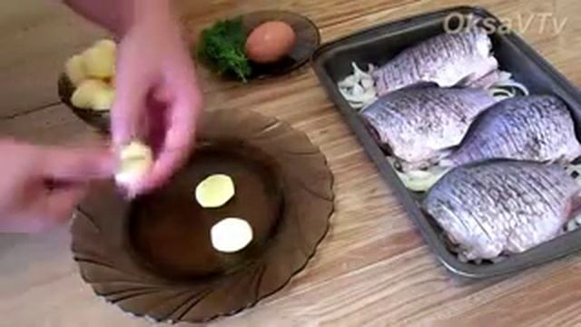 рецепт карась духовке