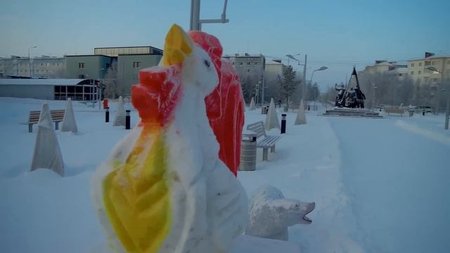 Немного новогоднего Надыма. 08.01.2017 г. смотреть онлайн