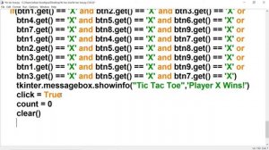 Python / Tkinter - Tic Tac Toe Game Tutorial for Beginners with TKinter - Part 3/3