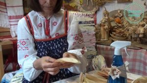 Мастер-класс «Кукла из талаша».