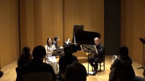 ブラームス＿ヴァイオリン、ホルン、ピアノのための三重奏曲（クラリネット版）　Brahms/Trio for Violin, Horn and Piano in E-Flat Major, Op. 4