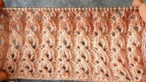 Easy And Beautiful knitting pattern/Чудо как хорош! Красивый / Благородный Ажур