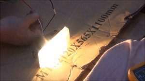 Фара 12В для мотобуксировщиков, питание от катушки освещения