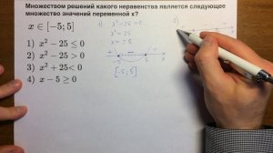 Решение неравенств ОГЭ математика 14#4