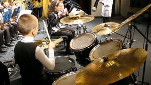 The Final Countdown - Europe - Drum Cover - Даниил Варфоломеев 8 лет с оркестром   "Little Band "