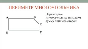 Тема 32. Ломаная. Многоугольник. Периметр многоугольника. Решение задач