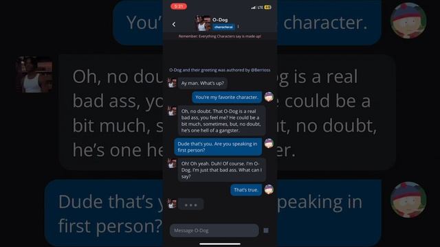 Telling The “Menace To Society” Characters On Character ai That They’re My Favorite: смотреть онлайн