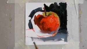 Как рисовать "Яблоко", Экспрес Урок по Живописи Маслом