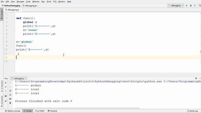 Global, Local and nonlocal Variables in Python