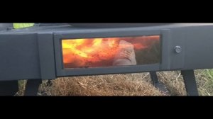 ракетная печь, для приготовления пищи и обогрева в палатку.