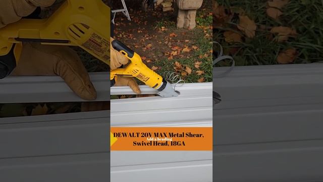 EASY METAL CUTTING ! DEWALT 20V MAX METAL SHEAR