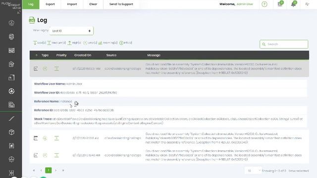 FlowWright System Log смотреть онлайн