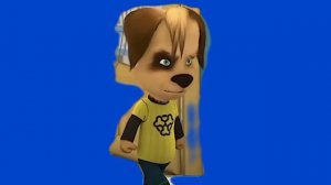 злой Дружок идёт футаж