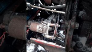 ДТ 75 М запуск со стартером
