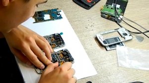 Разборка и замена дисплея Samsung Galaxy S4 mini gt-i9190\9192\9195\ replacement LCD Samsung s4 min