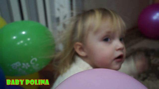 100 Воздушных ШАРИКОВ у Полины ШОК. смотреть онлайн