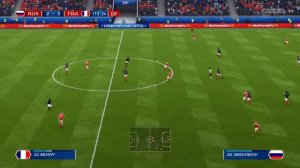 FIFA 18 Россия Франция Акинфеев тащит из 9 и нога Бога