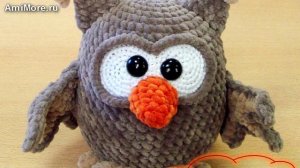 Амигуруми: схема Плюшевая сова. Игрушки вязаные крючком.
