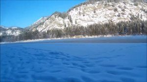 большой хариус / Зимняя рыбалка на хариуса в Горном Алтае.