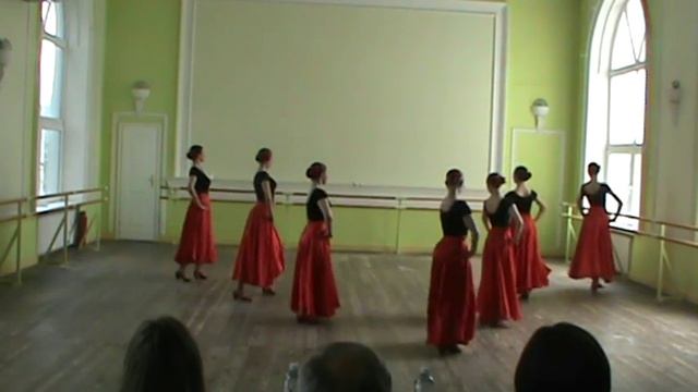 Экзамен по народно-сценическому танцу. Испанский народный танец. Группа 4Т