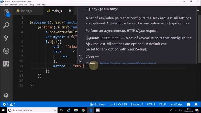 $.ajax, jquery, express смотреть онлайн