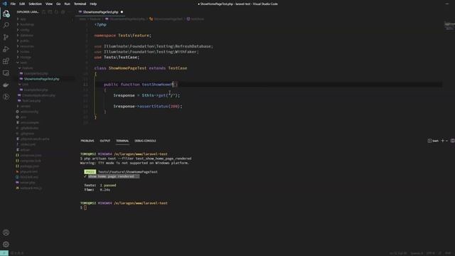 Tutorial PHPUnit Testing Laravel
