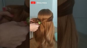 Прическа ??? на новогодний  утренник в школу и детсад Ёлочка. Коса на резинках