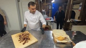 Процесс приготовления Каре Ягненка - ресторан Невская Жемчужина