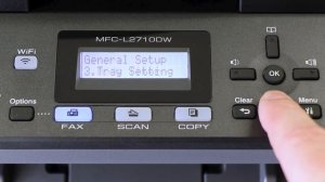 Brother MFCL2710DW - Clearing No paper error