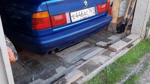 BMW E34 525i Exhaust/ Выхлоп БМВ Е34 525